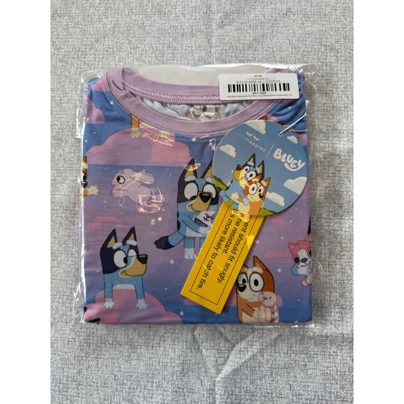 Little Sleepies Pink Bluey Sleepytime Size 7/8